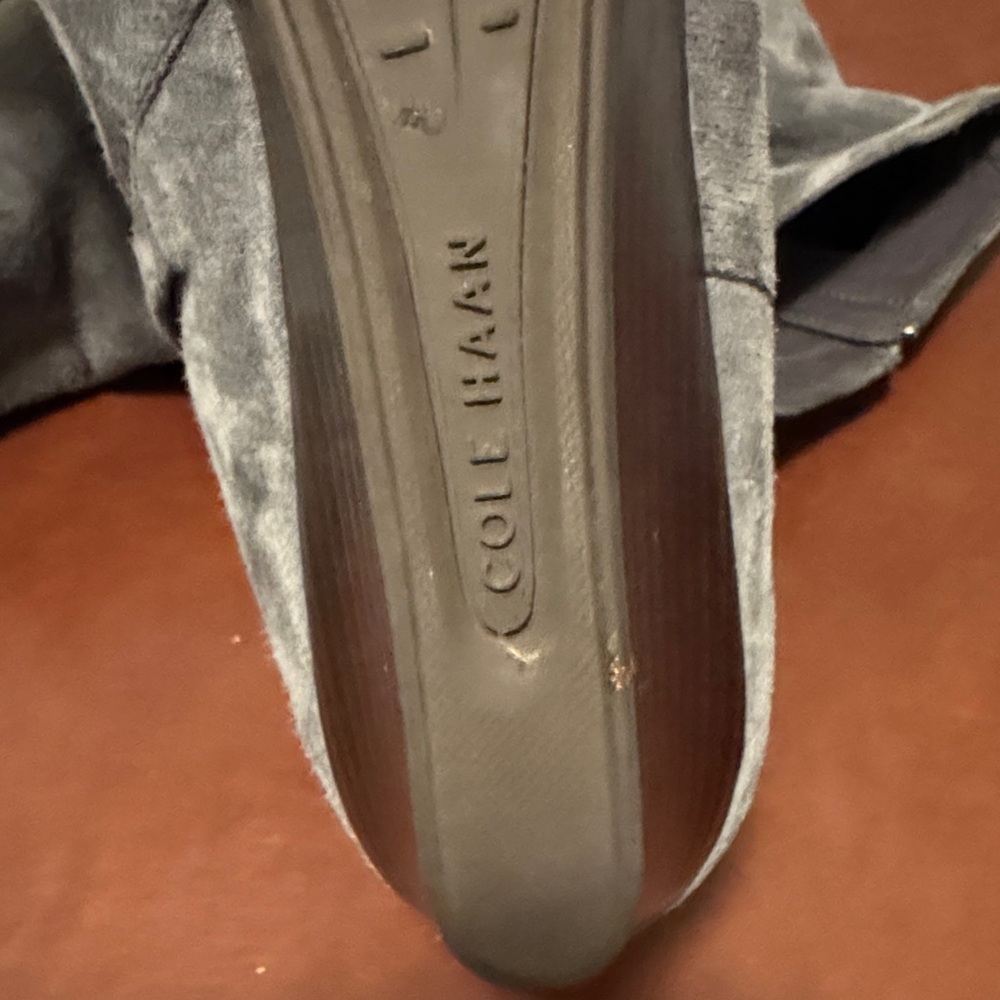 Cole Haan Gray Suede Ankle Booties - Picture 11 of 12